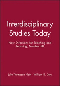 Enlarge image Cover: Interdisciplinary Studies Today - Jossey-Bass