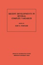 Cover: Recent Developments in Several Complex Variables - Princeton University Press