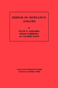 Enlarge image Cover: Seminar on Micro-Local Analysis - Princeton University Press