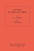 Cover: Lectures on Modular Forms - Princeton University Press