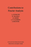 Cover: Contributions to Fourier Analysis - Princeton University Press