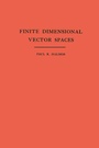 Cover: Finite Dimensional Vector Spaces - Princeton University Press