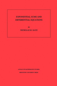 Enlarge image Cover: Exponential Sums and Differential Equations - Princeton University Press