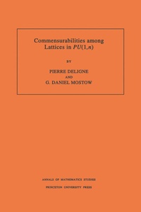 Abbildung von: Commensurabilities among Lattices in PU (1,n). (AM-132), Volume 132 - Princeton University Press