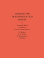 Cover: Seminar on Transformation Groups - Princeton University Press