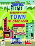 Cover: Build a Picture Sticker Book Towns - Usborne Books