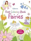 Cover: Fairies Sticker Coloring Book - Usborne Books