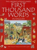 Cover: First Thousand Words in English - Usborne Books