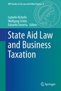 Cover: State Aid Law and Business Taxation - Springer