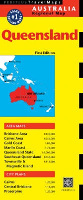 Abbildung von: Queensland Travel Map First Edition - Periplus Editions
