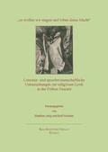 Cover: "so wollen wir singen und loben deine Macht" - Schuster, Ralf, Dr.