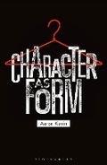 Cover: Character as Form - Bloomsbury Academic
