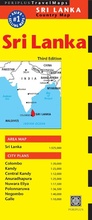 Cover: Sri Lanka Travel Map Third Edition - Periplus Editions