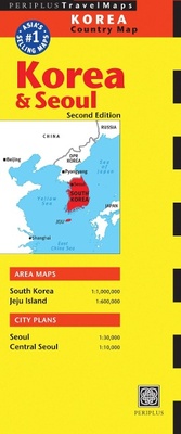 Abbildung von: Korea & Seoul Travel Map Second Edition - Periplus Editions