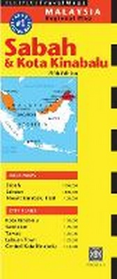 Abbildung von: Sabah & Kota Kinabalu Travel Map Fifth Edition - Periplus Editions