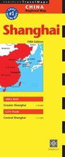 Cover: Shanghai Travel Map Fifth Edition - Periplus Editions