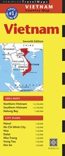 Cover: Vietnam Travel Map Seventh Edition - Periplus Editions