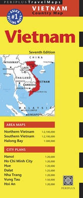 Abbildung von: Vietnam Travel Map Seventh Edition - Periplus Editions