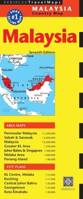 Abbildung von: Malaysia Travel Map Seventh Edition - Periplus Editions