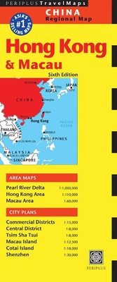 Abbildung von: Hong Kong & Macau Travel Map Sixth Edition - Periplus Editions