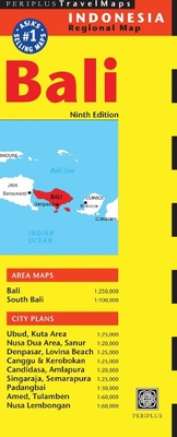 Abbildung von: Bali Travel Map Ninth Edition - Periplus Editions