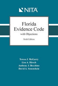 Enlarge image Cover: Florida Evidence Code with Objections - Wolters Kluwer Law & Business
