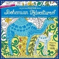 Cover: Bohemian Adventures Coloring Poster Book - C & T Publishing