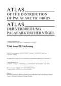Cover: Atlas der Verbreitung palaearktischer V&ouml;gel - Erwin-Stresemann-Gesellschaft f. pal&auml;arktische Avifaunistik