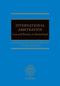 Cover: International Arbitration: Law and Practice in Switzerland - OUP eBook