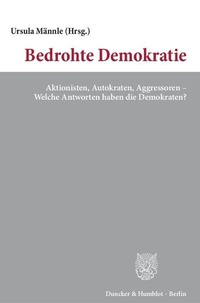 Abbildung von: Bedrohte Demokratie. - Duncker & Humblot