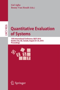 Enlarge image Cover: Quantitative Evaluation of Systems - Springer