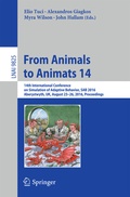 Cover: From Animals to Animats 14 - Springer
