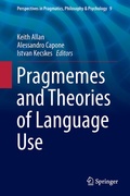 Cover: Pragmemes and Theories of Language Use - Springer