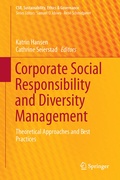 Cover: Corporate Social Responsibility and Diversity Management - Springer