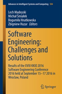 Enlarge image Cover: Software Engineering: Challenges and Solutions - Springer
