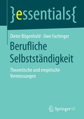 Cover: Berufliche Selbstst&auml;ndigkeit - Springer VS
