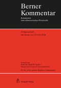 Cover: Der Besitz, Art. 919-941 ZGB - St&auml;mpfli Verlag AG