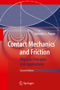 Cover: Contact Mechanics and Friction - Springer