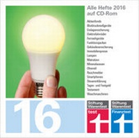 Abbildung von: test und Finanztest Archiv CD-Rom 2016 - Stiftung Warentest
