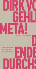 Cover: Meta! Das Ende des Durchschnitts - Matthes & Seitz Berlin