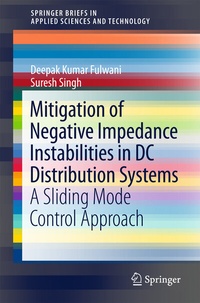 Enlarge image Cover: Mitigation of Negative Impedance Instabilities in DC Distribution Systems - Springer