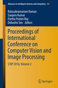 Cover: Proceedings of International Conference on Computer Vision and Image Processing - Springer