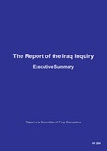 Cover: The report of the Iraq Inquiry - TSO