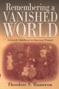 Cover: Remembering a Vanished World - Berghahn Books