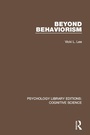 Cover: Beyond Behaviorism - Routledge