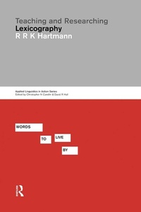 Abbildung von: Teaching and Researching Lexicography - Routledge