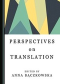 Cover: Perspectives on Translation - Cambridge Scholars Publishing