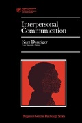 Cover: Interpersonal Communication - Elsevier