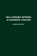 Cover: Real-Variable Methods in Harmonic Analysis - Academic Press