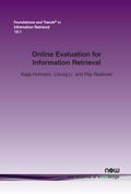 Cover: Online Evaluation for Information Retrieval - now publishers Inc